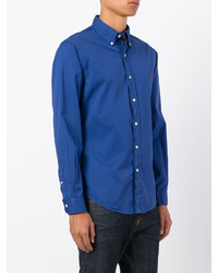 blaues Langarmhemd von Polo Ralph Lauren