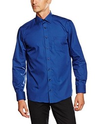 blaues Langarmhemd von Casamoda