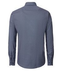 blaues Langarmhemd von Casamoda