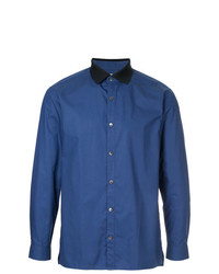 blaues Langarmhemd von Cerruti 1881
