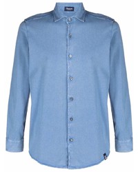 blaues Langarmhemd von Drumohr