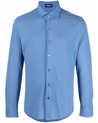 blaues Langarmhemd von Drumohr