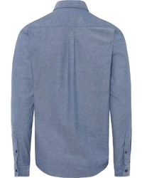 blaues Langarmhemd von edc by Esprit