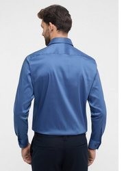 blaues Langarmhemd von Eterna