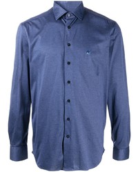 blaues Langarmhemd von Etro