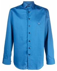 blaues Langarmhemd von Etro