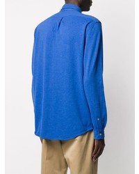 blaues Langarmhemd von Ralph Lauren