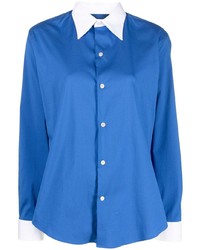 blaues Langarmhemd von FURSAC