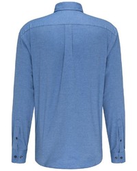 blaues Langarmhemd von Fynch Hatton