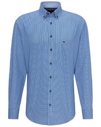 blaues Langarmhemd von Fynch Hatton