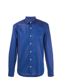 blaues Langarmhemd von Gieves & Hawkes