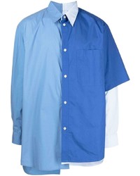 blaues Langarmhemd von Hed Mayner