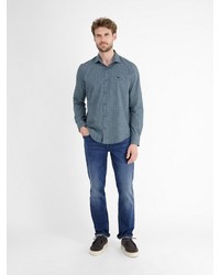 blaues Langarmhemd von LERROS