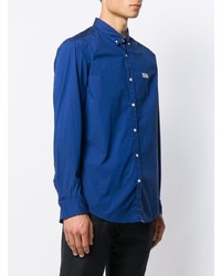 blaues Langarmhemd von BOSS HUGO BOSS