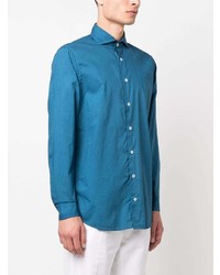 blaues Langarmhemd von Lardini