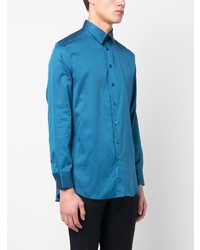 blaues Langarmhemd von Etro