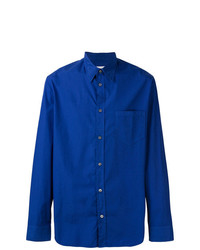 blaues Langarmhemd von Maison Margiela