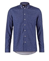 blaues Langarmhemd von Minimum