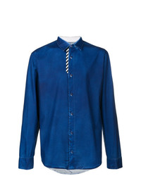 blaues Langarmhemd von Off-White