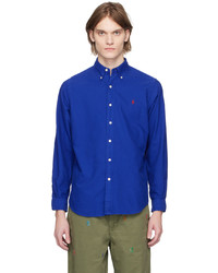 blaues Langarmhemd von Polo Ralph Lauren