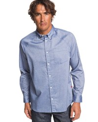 blaues Langarmhemd von Quiksilver