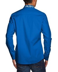 blaues Langarmhemd von Redbridge