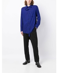 blaues Langarmhemd von Sulvam