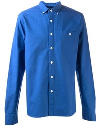 blaues Langarmhemd von Todd Snyder
