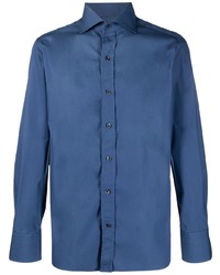 blaues Langarmhemd von Tom Ford