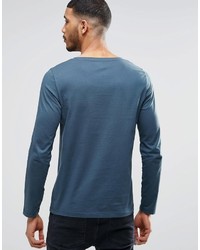 blaues Langarmshirt von Asos