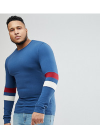 blaues Langarmshirt von ASOS DESIGN