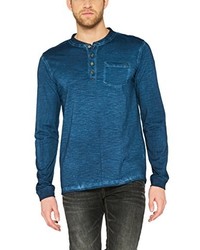 blaues Langarmshirt von Colorado Denim