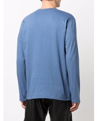 blaues Langarmshirt von Comme Des Garcons SHIRT