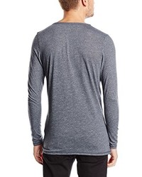 blaues Langarmshirt von JACK & JONES PREMIUM