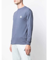 blaues Langarmshirt von Palace