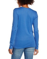 blaues Langarmshirt von Olsen