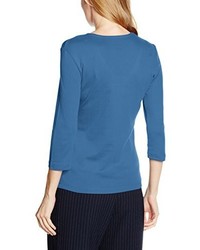 blaues Langarmshirt von Olsen