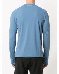 blaues Langarmshirt von Track & Field