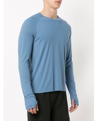 blaues Langarmshirt von Track & Field