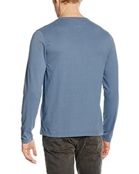 blaues Langarmshirt von Tommy Hilfiger