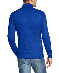 blaues Langarmshirt von Trigema