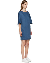 blaues Leinen Kleid von 3.1 Phillip Lim
