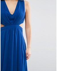 blaues Maxikleid von Asos