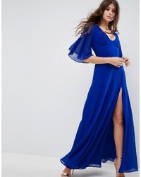 blaues Maxikleid von Asos