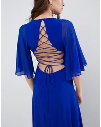 blaues Maxikleid von Asos