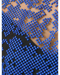 blaues Midikleid aus Spitze von Diane von Furstenberg