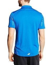 blaues Polohemd von Babolat