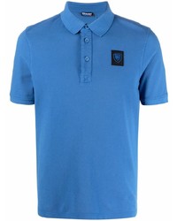 blaues Polohemd von Blauer