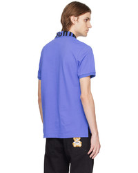 blaues Polohemd von Moschino