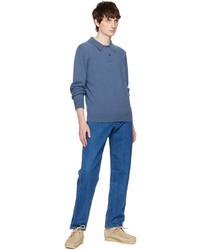 blaues Polohemd von Norse Projects